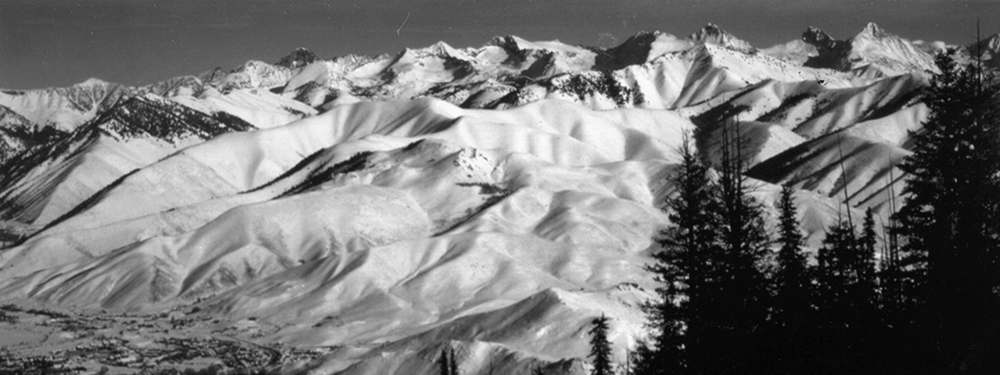 Winter Picture of Mountain in Ketchum